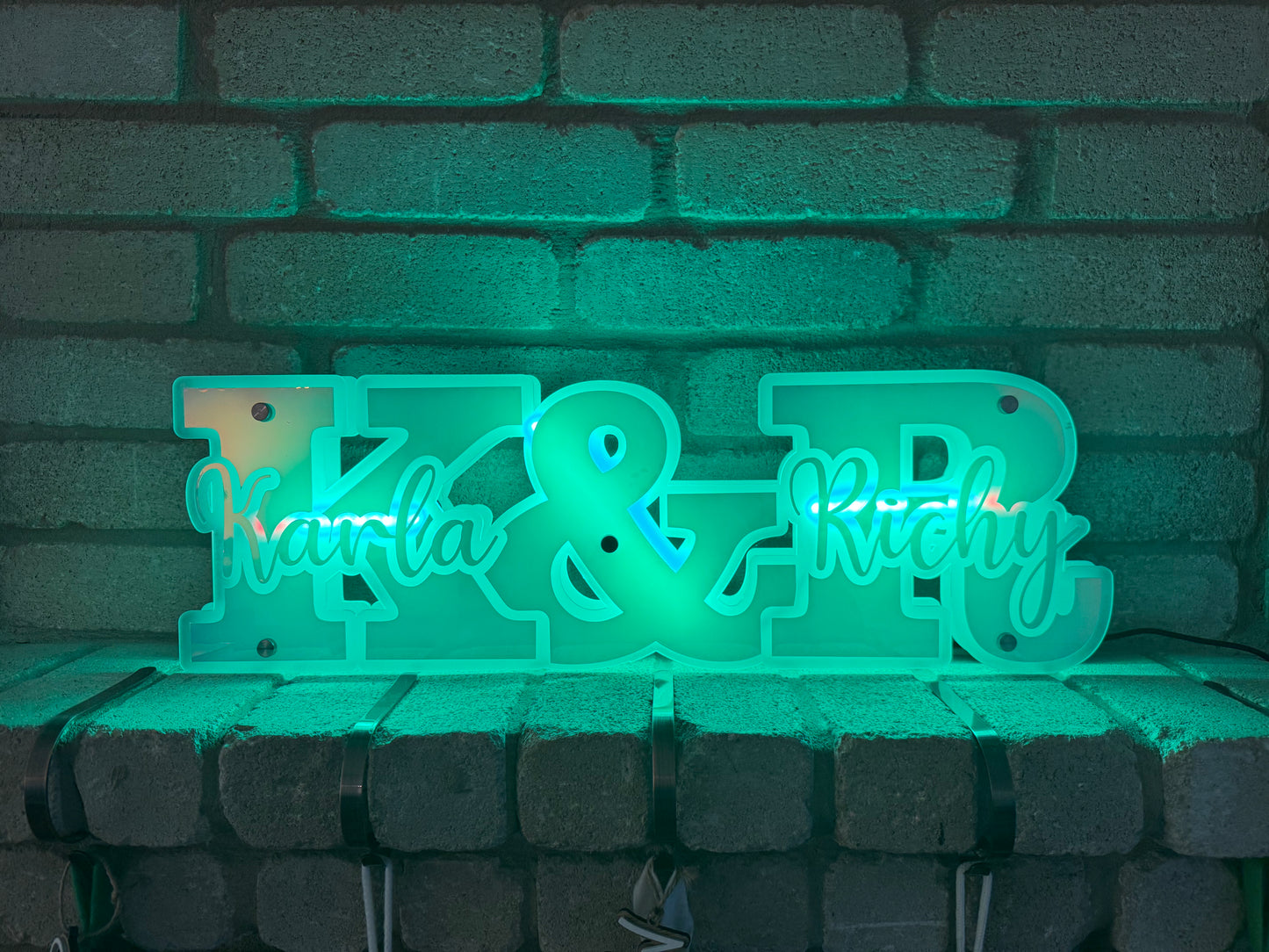 Couple's Illuminated Letters