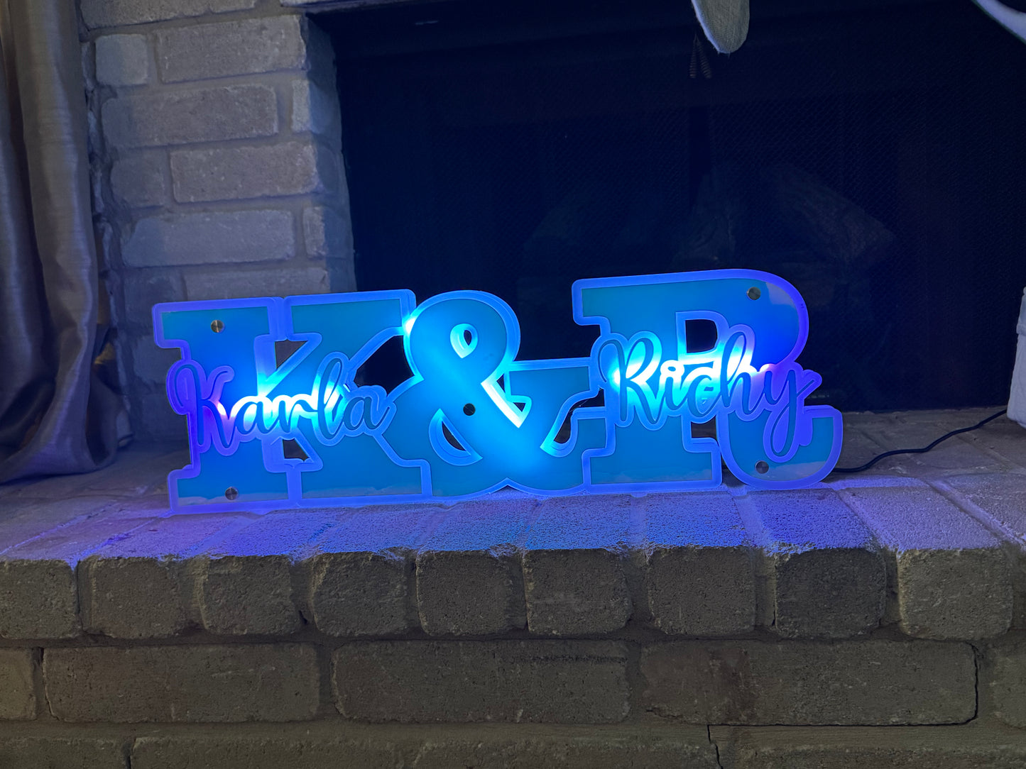 Couple's Illuminated Letters